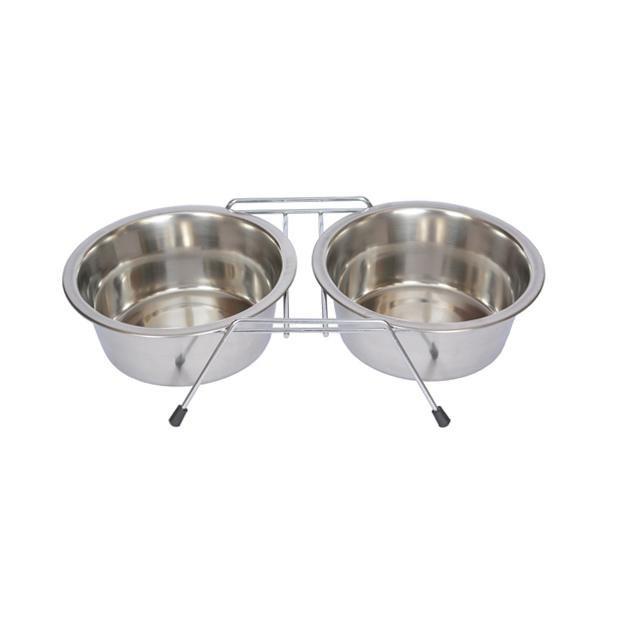SS double diner 3qt 2 bowls st9056