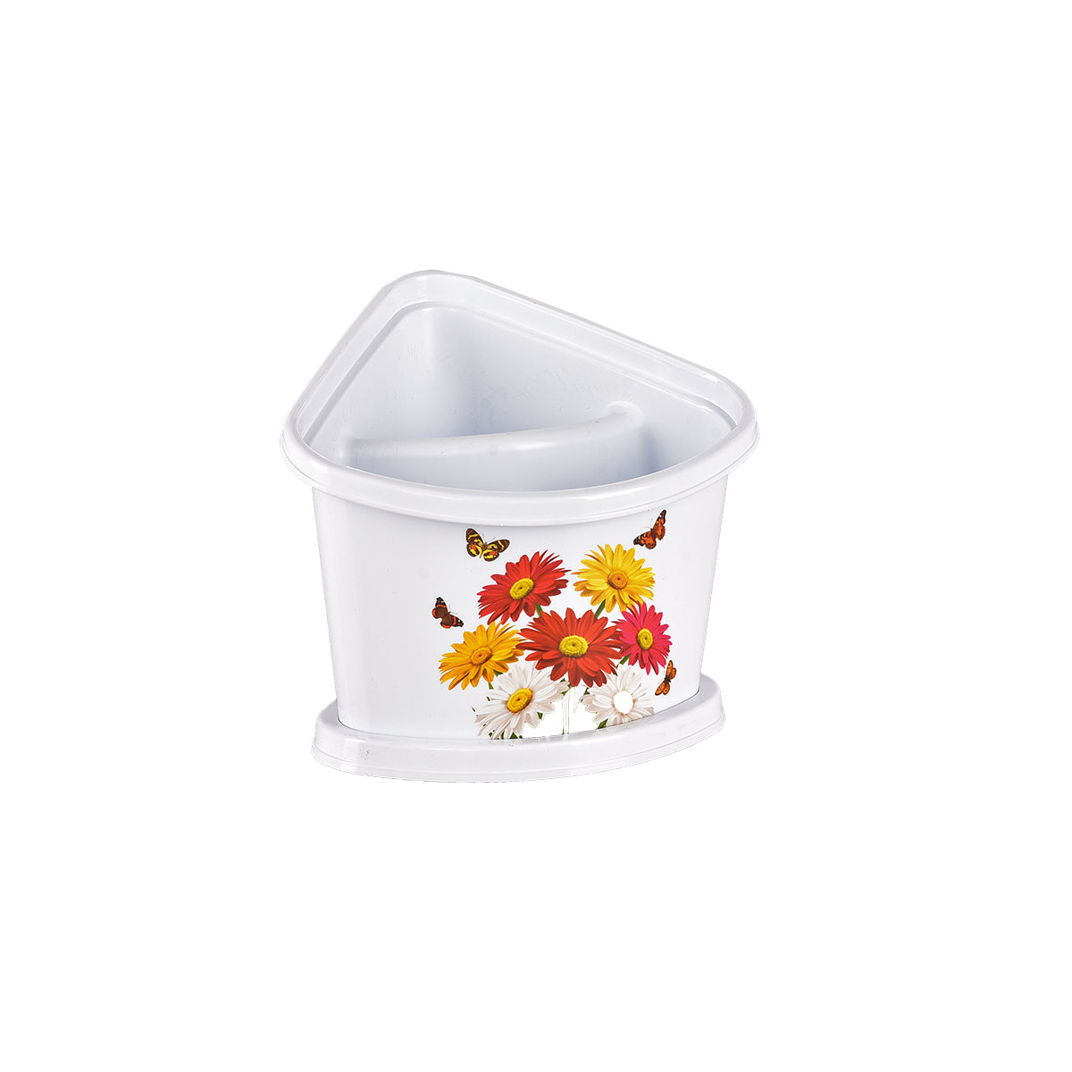 Plastic Silverware Cutlery Holder Assorted Designs And Colours TA320