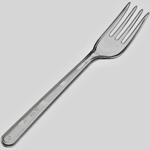 Disposable Clear Plastic Fork Pack of 50 MX70511 A (Parcel Rate)