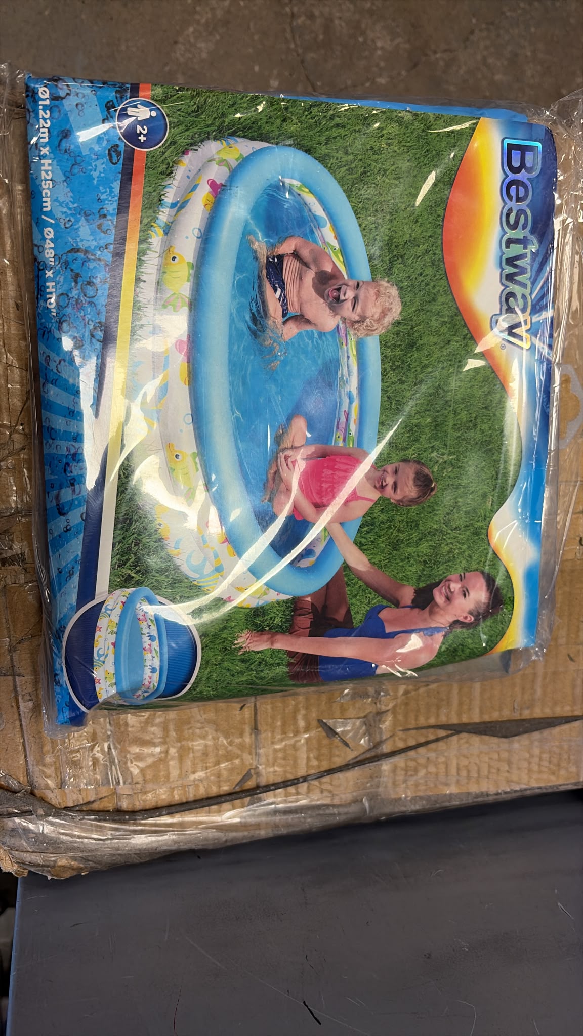 Bestway Coral Kids Garden Summer Outdoor Inflatable Paddling Pool 1.22xH25CM- 48" x 10"SKU51009