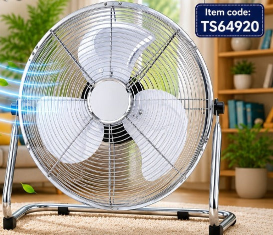 16" Metal Floor Fan TS64920