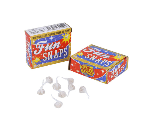 Retro Toys Outdoor Small Fun Snaps Bangs Box of 50 Packs X39050 A (Parcel Rate)