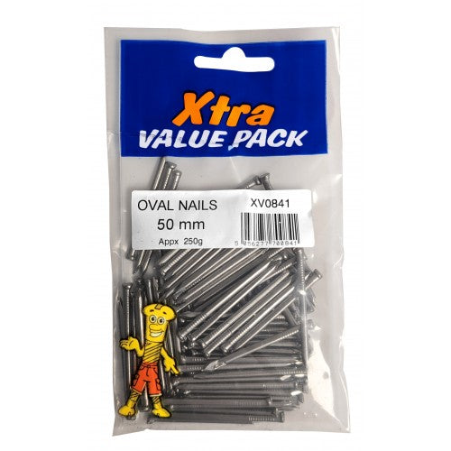 50mm Oval Nails 250G Xtra Value 0841