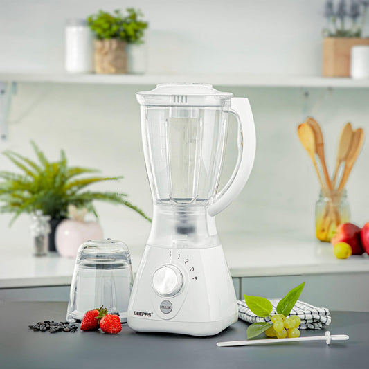 2-In-1 Portable Food Jug Blender and Coffee Grinder 1.5L White GSB44092WT (Big Parcel Rate)