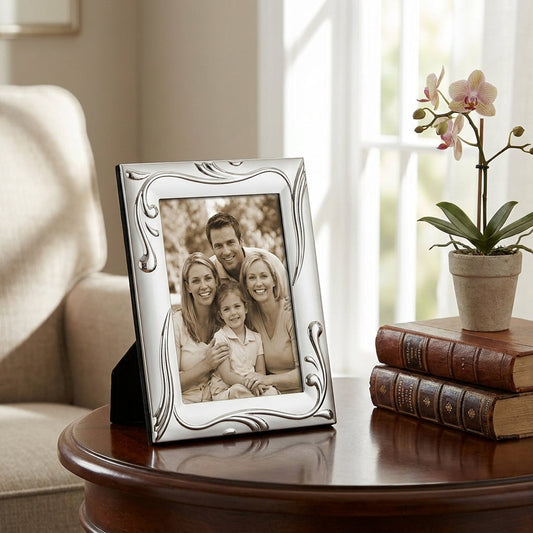 Silver Plated Photo Frame for Displaying Cherished Memories Tarnish Resistant 9x13cm SKU MW-5019758006955-PP