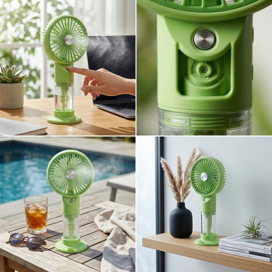 USB Fashion Fan 20x10x5cm 156g SKU8228