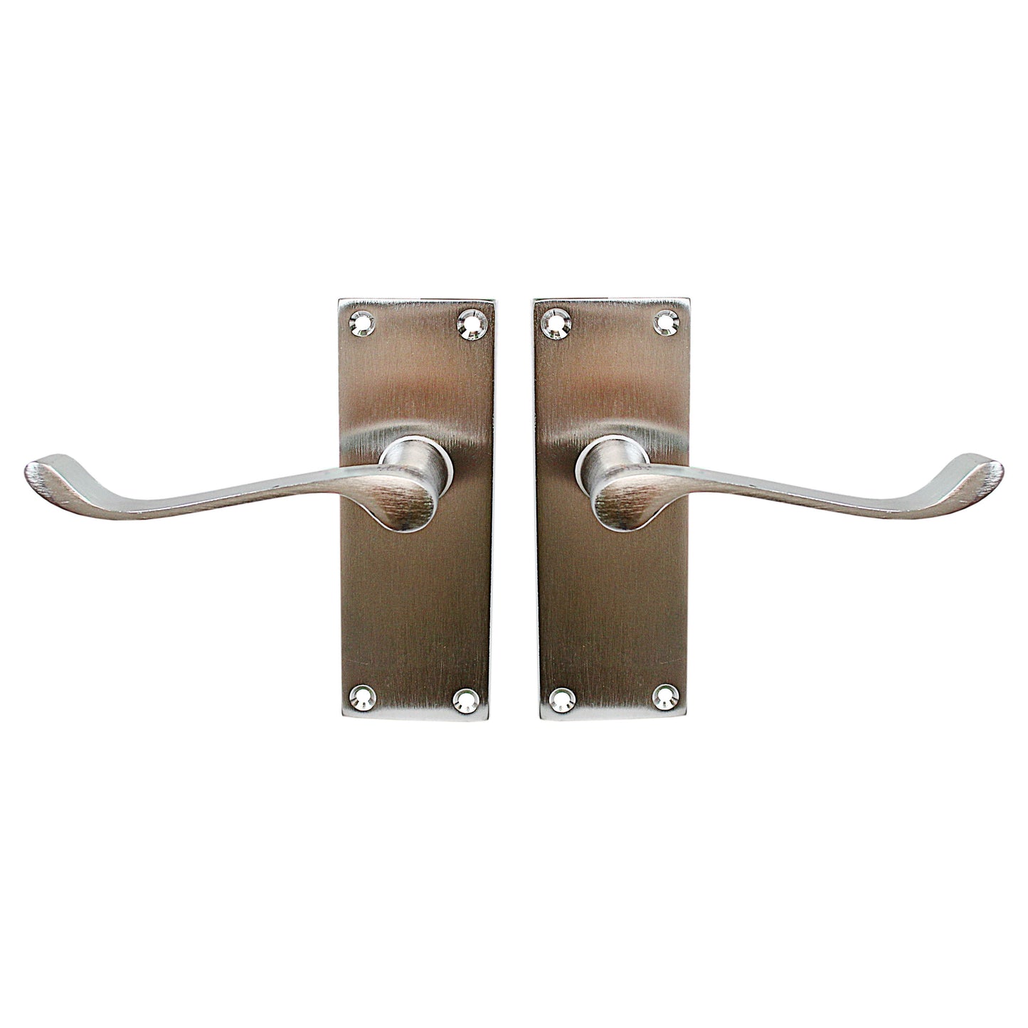 4" Vic Scroll Latch Handle Chromed 0846 A