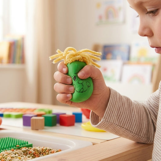 Children's Moody Squeeze Face Stress Relief Toy 3-4cm Assorted Colours SKU T35304