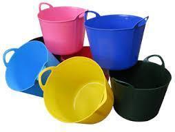 Extra Large Flexi Tub DIY Storage Bucket 75L Assorted Colours LL511555