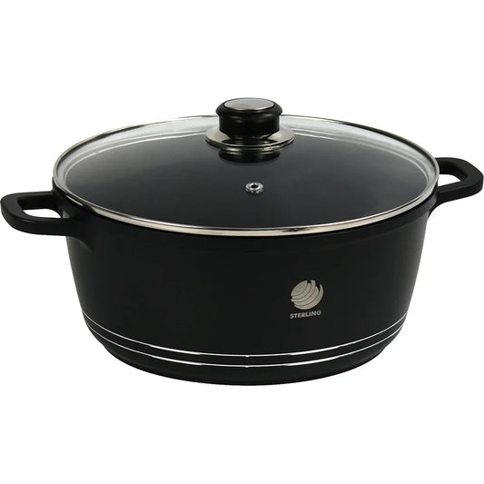 Non Stick Diecast Casserole Pot 24cm ST81850 (Parcel Rate)