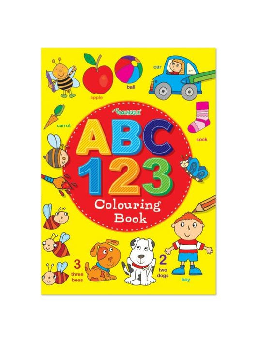 A4 My Brilliant ABC / 123  Children's Colouring Book P2821 (Parcel Rate)