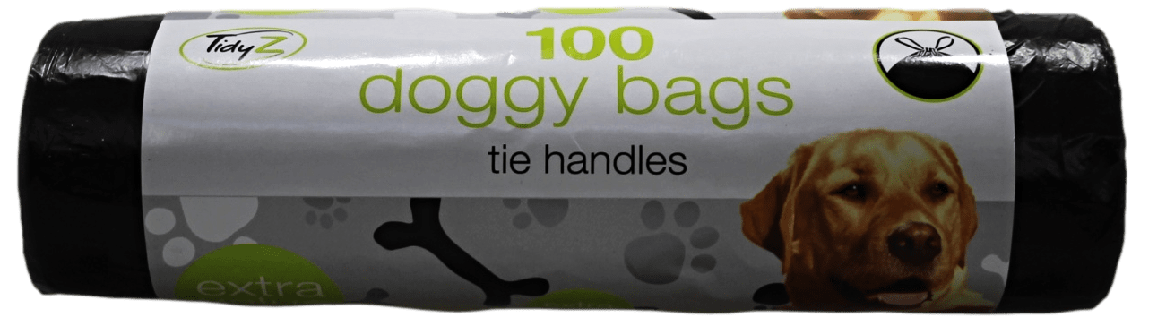 Doggy Bags With Tie Handles 100Pc B0473