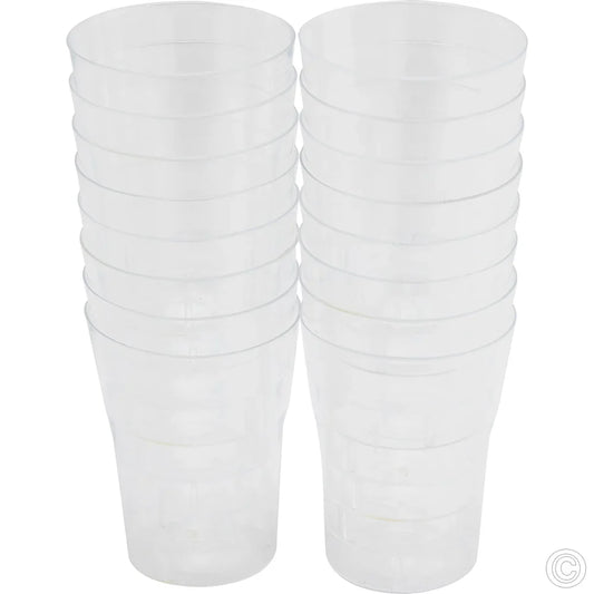 Reusable Plastic Shot Glasses 50ml Pack of 16 ST80577 (Parcel Rate)