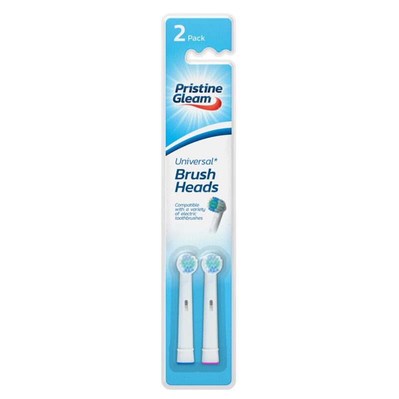 Universal* Power Toothbrush Head Pack of 2 317370 (Parcel Rate)