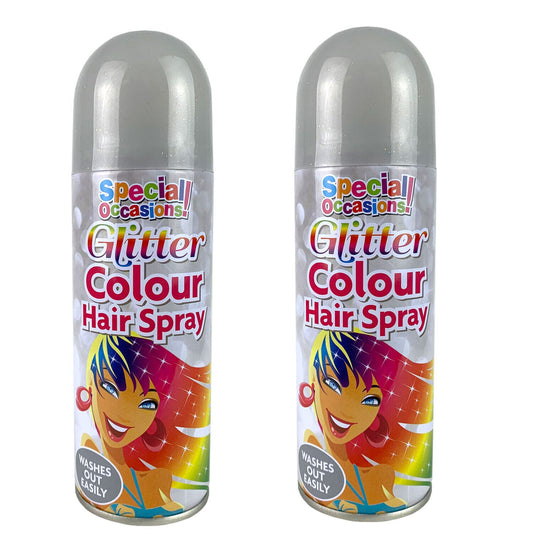 Rapide Washable Glitter Colour Hairspray 200ml Assorted Colours 5509 (Parcel Rate)
