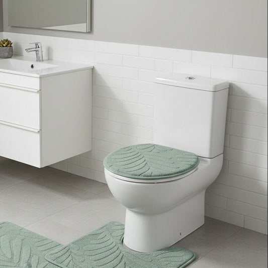 Superb 3-Piece Toilet Carpet Set 657g 80cm Assorted Colours 8139