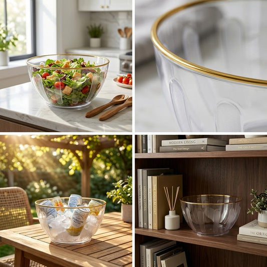 Plastic Bowl 22cm Diameter, 194cm Capacity – SKU 8172