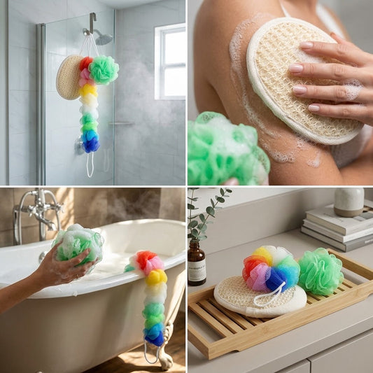 Plastic Bath Set Bathroom Accessories 79g 22 x 17cm SKU 8178