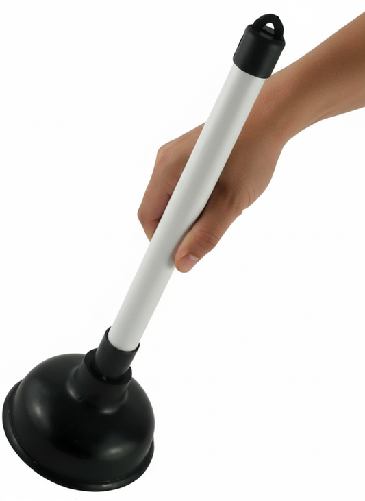 Plastic Bathroom Toilet Plunger 27 cm 1942 A (Parcel Rate)