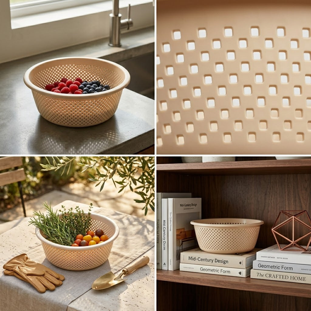 Plastic Basket 212g 35cm Model 8185 - Professional Storage Basket