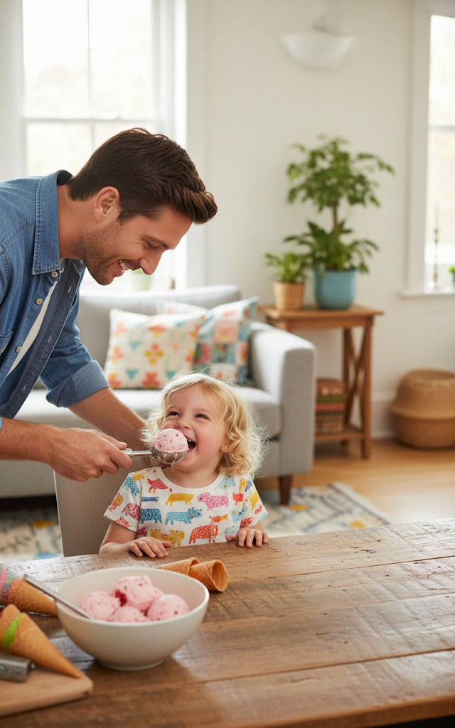 Stainless Steel Kitchen Ice Cream Spoon Scoop 19cm 5556