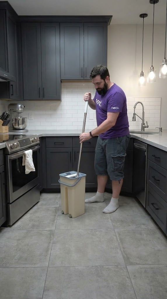 Flat Mop Bucket Set Plastic 5L Assorted Colours 0031