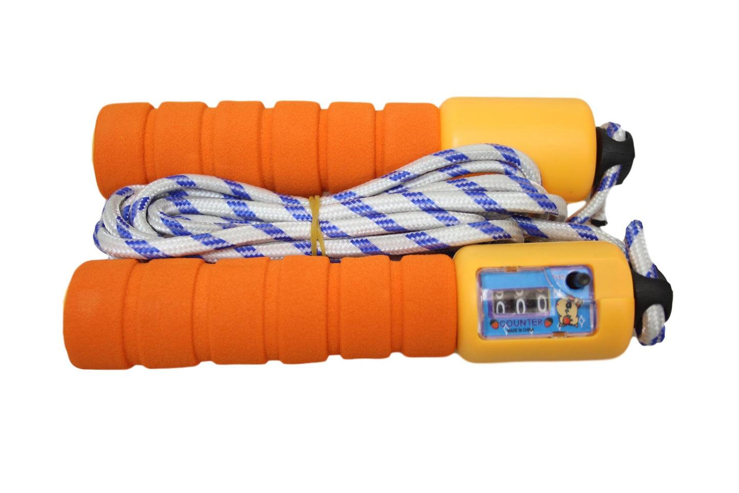 Children's Skipping Rope with Counter, Soft Handle & 2.4m Rope – Assorted Colours, SKU 0378 A