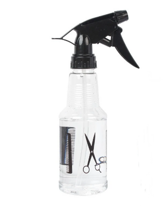Barbers Hair Stylists Water Spraying Misting Bottle 0.40L Assorted Designs 0396 (Parcel Rate)