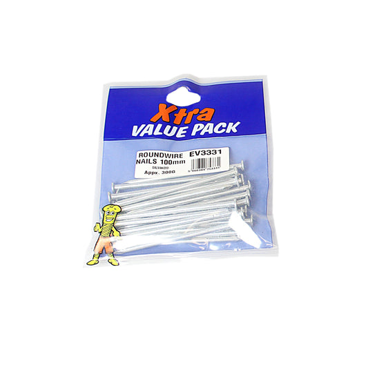 100mm Galvanised Round Wire Nails Xtra Value 3331 (Large Letter Rate)
