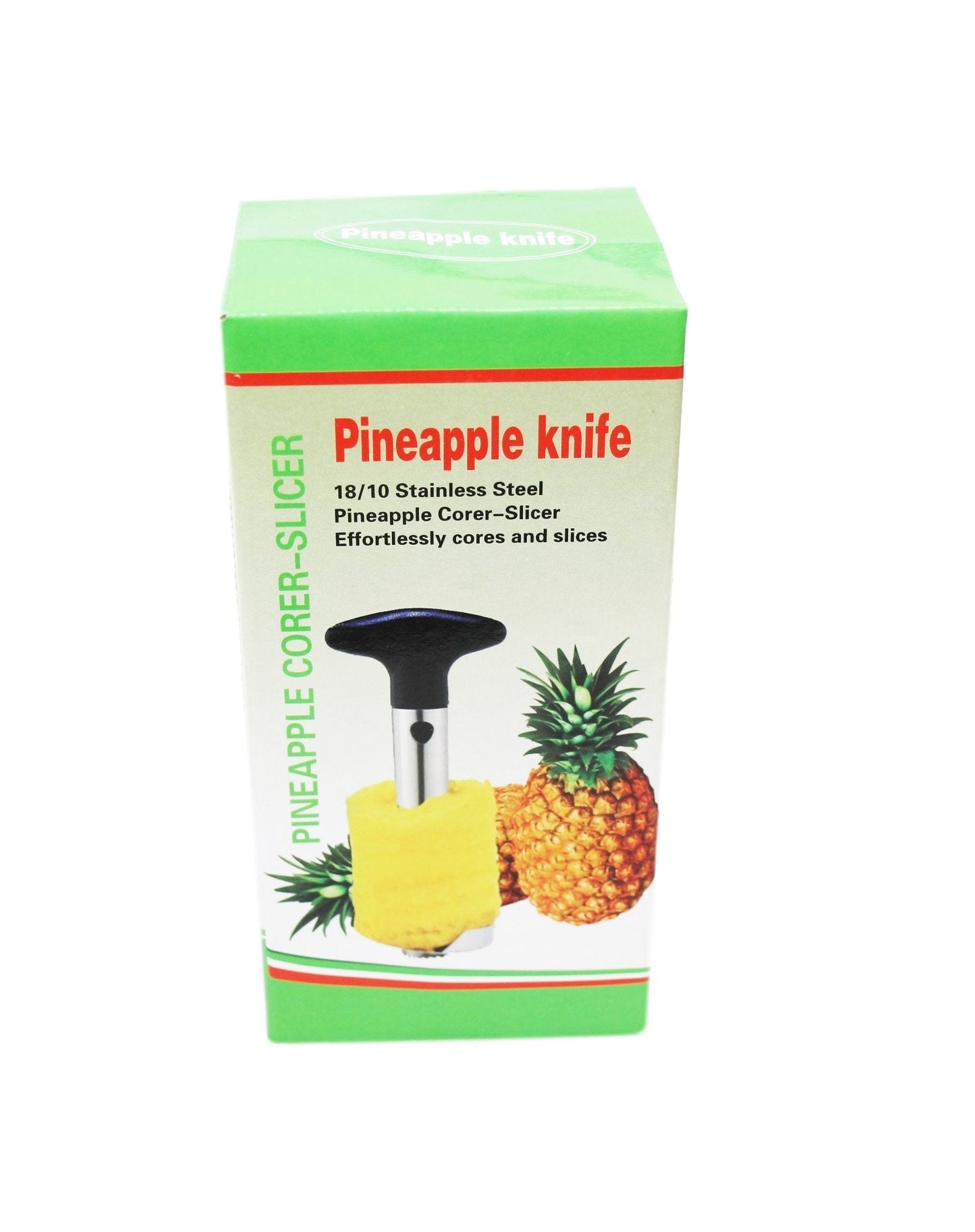 Metal Pineapple Corer Kitchen Tool Fruit Slicer with Plastic Handle 23 x 8 x 3cm 1503 (Parcel Rate)