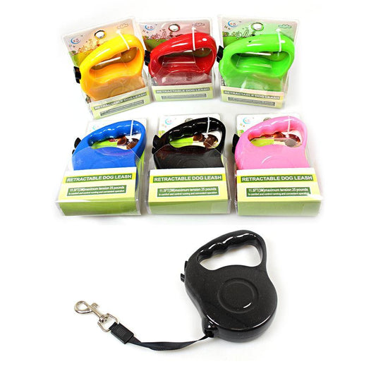 Retractable Dog Leash Lead 3m  Assorted Colours 2022 (Parcel Rate)