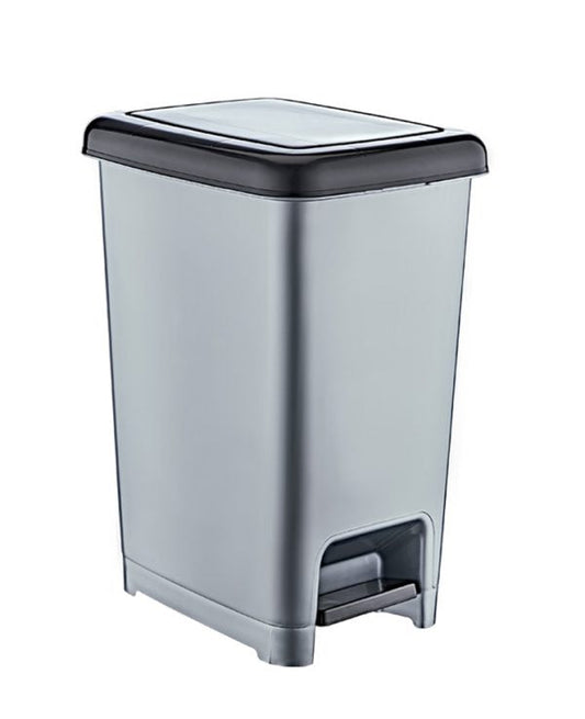 Plastic Kitchen Bathroom Slim Pedal Bin 25 Litre D01043 / PB25 A (Big Parcel Rate)