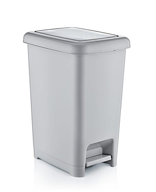 Plastic Kitchen Bathroom Slim Pedal Bin 25 Litre D01043 / PB25 A (Big Parcel Rate)