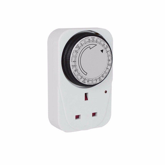 Pifco Electrical Timer Socket 7 Day Programmable 3200W 250V AC-13A 0741 / TMR1008 A (Parcel Rate)