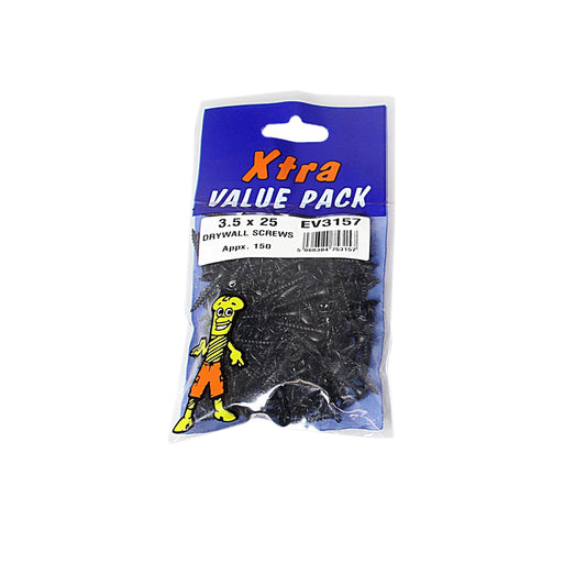 3.5 x 25 Dry Wall Screws Xtra Value Diy 5315 (Large Letter Rate)