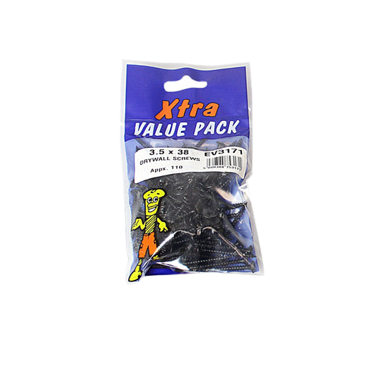 3.5 x 38 Dry Wall Screws Xtra Value Diy 5317 (Large Letter Rate)