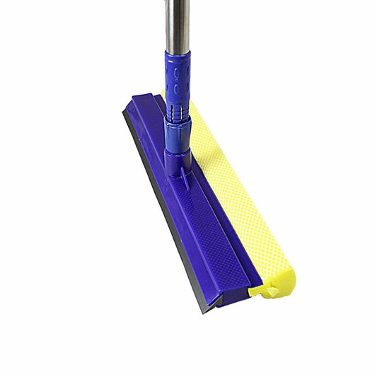Double Sided Plastic Bathroom Window Wiper Squeegee and Sponge 3671 A (Parcel Rate)
