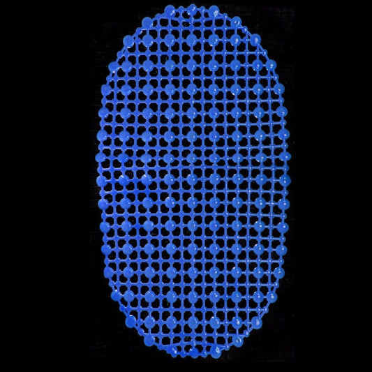 Plastic Bath Mat Circle Design Padded Mat 64cm x 34cm 3513 (Parcel Rate)