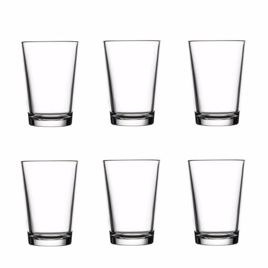 PB Alanya Glass Drinking Tumbler Glasses 260ml Pack of 6 52432 (Parcel Plus Rate)