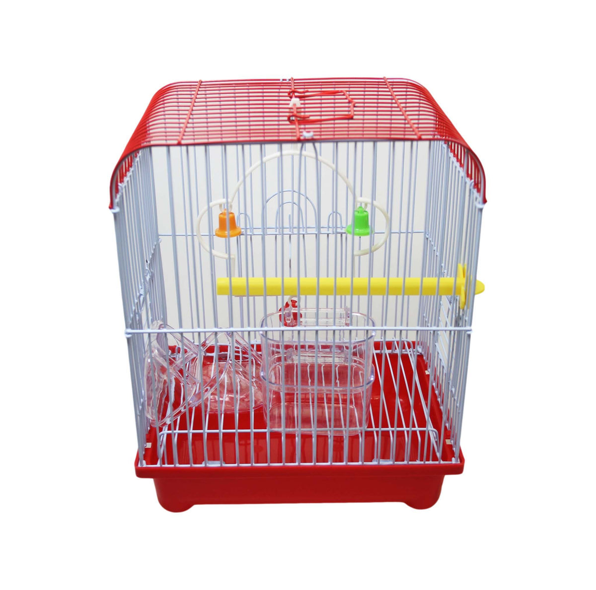 Metal Indoor Bird Cage 22 x 27 x 16 cm Assorted Colours 5427