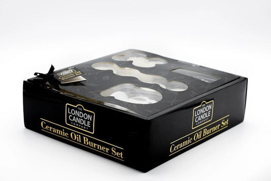 Ceramic Oil Burner Set Burner Includes Oil Wax Tea Lights Burner 5712 (Parcel Rate)