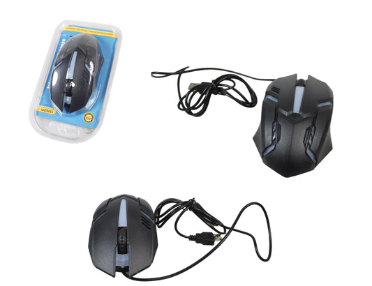 Internet Optical Mouse Computer Wired Mouse 14 cm Assorted Colours 5766 (Parcel Rate)