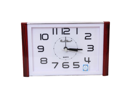 Fashion Clock Home Traditional Bedside Desk Clock 1.5V Battery 17cm x 11cm 5769 (Parcel Rate)