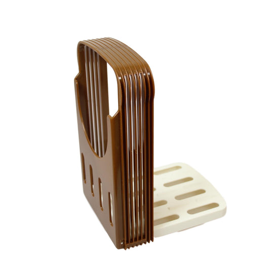 Plastic Bread Slicer Collapsible Design 4 Thickness Slice Options 30mm/24mm/20mm/15mm 5825 (Parcel Rate)