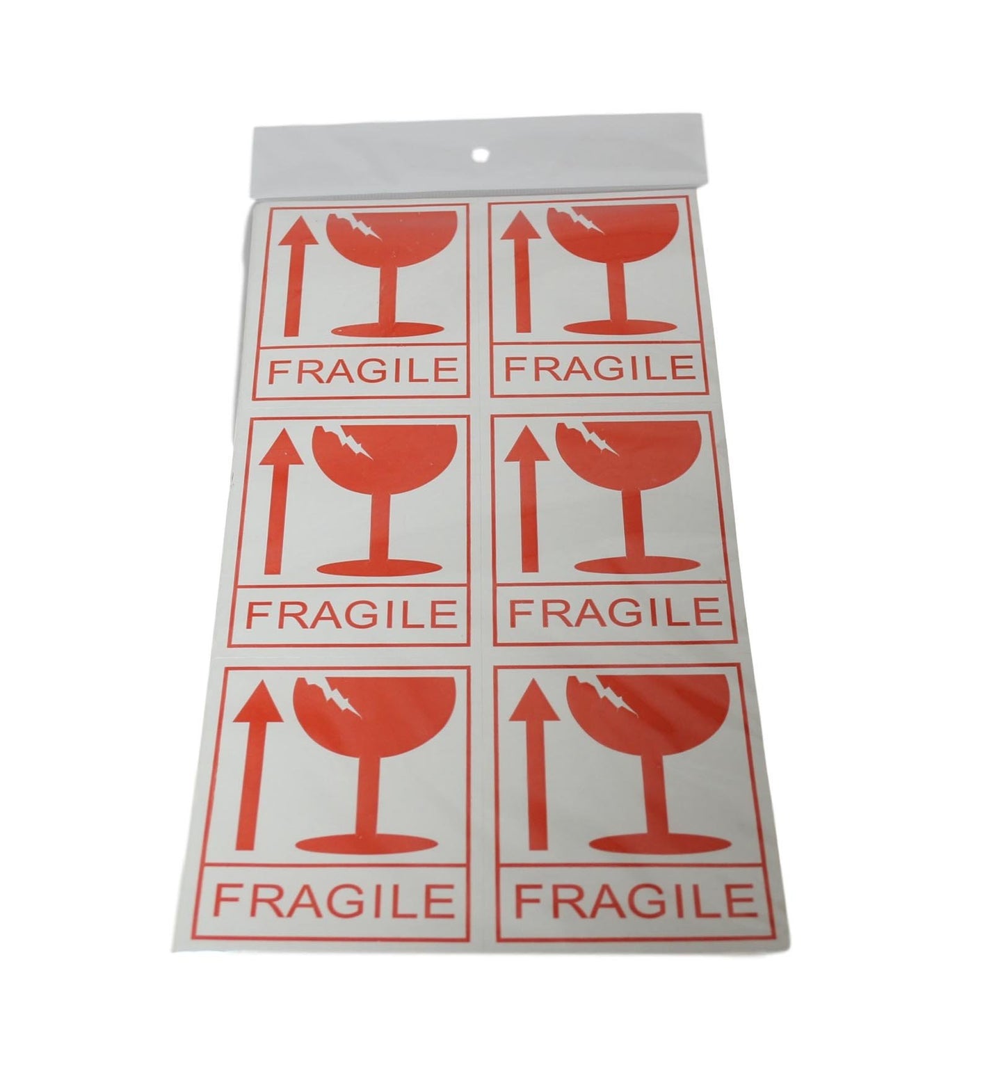 Fragile Stickers Hazard Warning Sign Adhesive Handle with Care 8.5cm 12 Pack 5908 (Large Letter Rate)