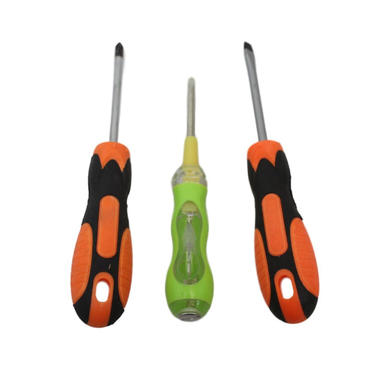Electrical Voltage Tester and Screwdriver Set of 3 6173 (Parcel Rate)