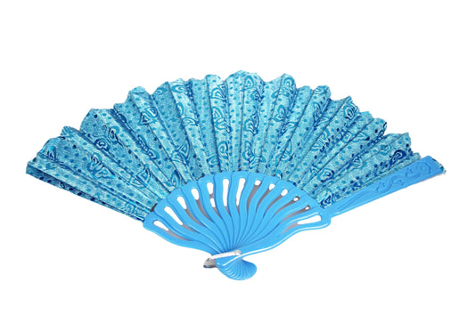 Chinese Handheld Folding Hand Fan 42cm Assorted Colours 6506 A (Large Letter Rate)