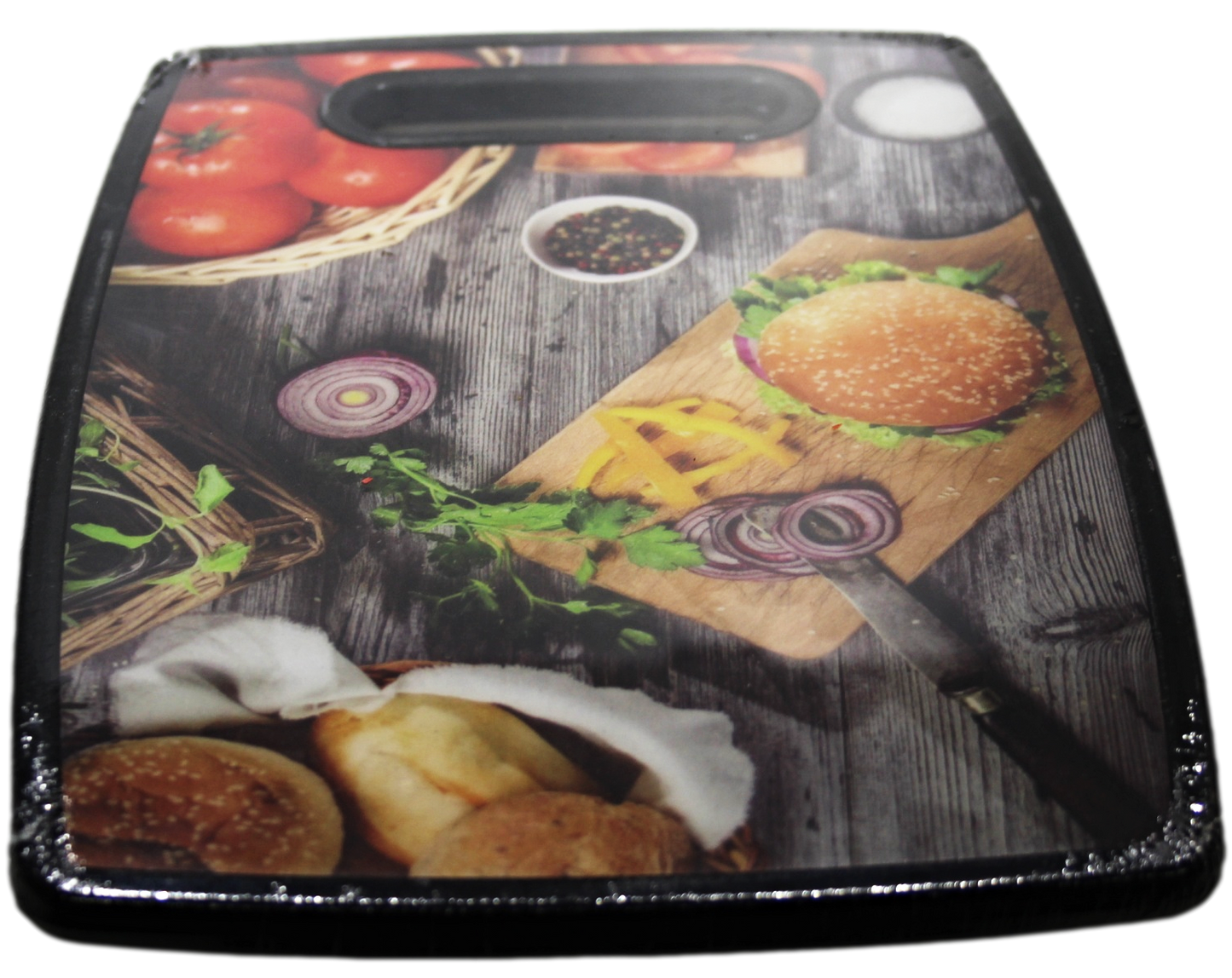 Plastic Kitchen Chopping Board with Printed Design 19.8 x 29.8 x 1.1 cm Assorted Designs 6675
