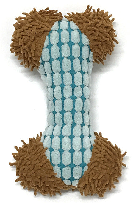 Pet Dog Soft Toy Bone 17 x 10 cm Assorted Colours 6711