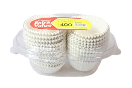 Small White Muffin / Cupcake Cases Pack of 400 VPETIT400 / PK400 A (Parcel Rate)